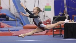 Whitney  Level 4 Gymnastics Floor Routine 935 Apple Classic 2013 [upl. by Nazus860]