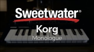 Korg Monologue Analog Synth Review — Daniel Fisher [upl. by Moraj773]