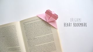 DIY Origami Heart Bookmark [upl. by Aurelie118]