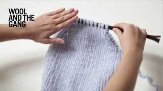 How to Knit Decrease Right Leaning [upl. by Ahmed]