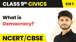 What is Democracy Why Do We Need Democracy  Class 9 Civics [upl. by Eeram5]