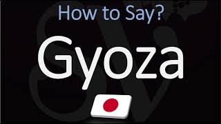 How to Pronounce Gyoza CORRECTLY [upl. by Ettie]