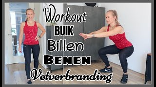 20 min Beginner Workout  Buik Billen Benen amp Vetverbranding OPTIMAVITA [upl. by Lenra435]