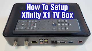 How To Setup Xfinity X1 Cable TV Box [upl. by Odilo]