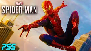 Spiderman PS4  How to Get The Raimi Suit for FREE in Spiderman PS4 Webbed Suit Gameplay [upl. by Hulburt]