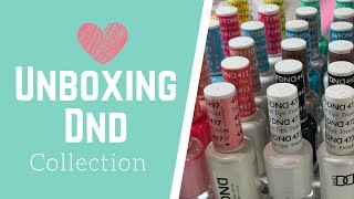 Unboxing DND Duo Nail Polish Colorful Nail Swatches Sticks  Matching Gel and Polish [upl. by Enailuj]