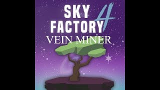 How to enable veinminerore excavator on skyfactory 4 [upl. by Ikuy]