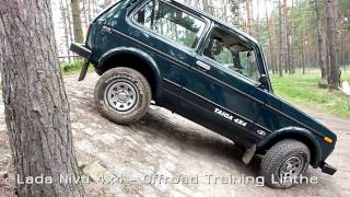 Lada Niva 4x4  Offroad Training beim ADAC in Linthe [upl. by Helmut757]