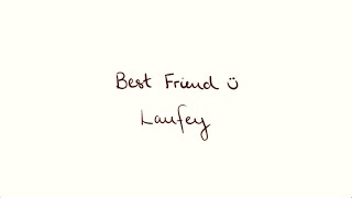 Laufey  Best Friend Official Audio [upl. by Patrice]