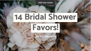 2020 Top 14 Inexpensive Bridal Shower Favors [upl. by Terrie204]