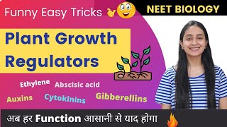 Super Easy Tricks to Learn All PLANT HORMONES Functions  NEET BIOLOGY [upl. by Timmy]