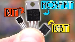 Comp003  Los MOSFETs  BJT y el IGBT [upl. by Anirtac]