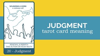 Judgment Tarot Card Reading and Meaning [upl. by Enirrok]