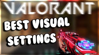 BEST VISUAL Settings for Valorant NVIDIA [upl. by Arytas]