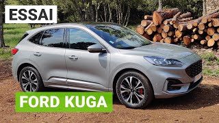 Essai FORD Kuga plugin hybrid  mais où sont les 225ch de ce SUV hybride rechargeable [upl. by Darcey]