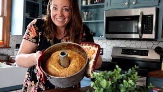 My Grandmas AMAZING Cream Cheese Pound Cake Recipe [upl. by Drusus56]