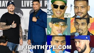 RUIZ VS ARREOLA UNDERCARD FINAL PREDICTIONS amp FACE OFFS FROM FIGUEROA FUNDORA RAMOS amp OPPONENTS [upl. by Heloise]