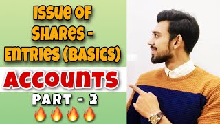 Issue of Shares  Accounting entries  Part 2  Accounts  Class 12 [upl. by Anigroeg]