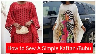 Easiest way to Sew A Simple Kaftan on YouTube [upl. by Marilla163]