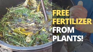 How to Make POWERFUL Fertilizer from ANY Plant [upl. by Nosam]