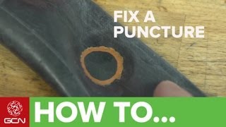 How To Fix A Bike Puncture  Repairing An Inner Tube [upl. by Cirtap]