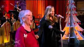 Mariah Carey amp Patricia Carey  O Come All Ye Faithful Live at ABC Christmas Special [upl. by Yehtomit372]