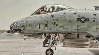 A10 Warthog Prepares For Combat Patrol Over Afghanistan [upl. by Eeladnerb]