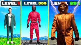 Level 1 SQUID GAME to Level 1000000000 in GTA 5 [upl. by Malonis321]