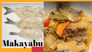 CUISINE CONGOLAISE MAKAYABU  POISSON SALE [upl. by Alaecim]