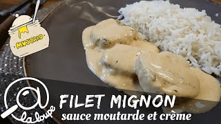 FILET MIGNON SAUCE MOUTARDE CREME 147 [upl. by Leander]