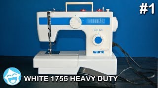 How to Sew with a White Model 1755 Part 1 [upl. by Mosby179]