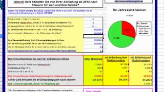 Abfindung mit Fünftelregelung  Steuervorteil berechnen [upl. by Ttenna]