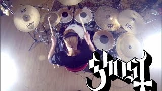 Ghost  Square Hammer Drum Cover [upl. by Ahlgren966]