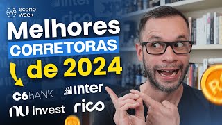 10 MELHORES CORRETORAS para investir em 2024 [upl. by Gilberto]