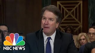 Brett Kavanaugh Sometimes I Had Too Many Beers  NBC News [upl. by Krucik]