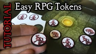 DIY DampD Monster Tokens  Fast Easy amp Cheap [upl. by Purse]