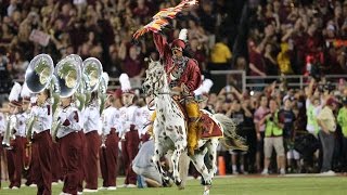 FSU Introduction Notre Dame Game [upl. by Eetnod337]