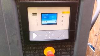 How to reset Atlas Copco Electric Air Compressor [upl. by Elem370]