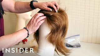 How Wigs Are Made From Donated Hair  The Making Of [upl. by Karr]