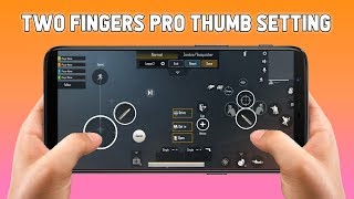 PUBG MOBILE 2 FINGERS PRO THUMBS SETTINGS  THUMB SETTING TIPS TRICKS amp FULL GUIDE [upl. by Dray92]