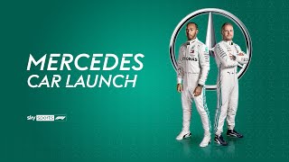 MercedesAMG PETRONAS reveal the new W12  2021 F1 Car Launch [upl. by Anisirhc]