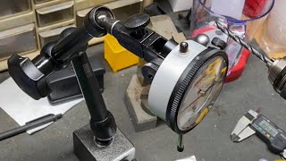 Mounting a Lug Back Dial Indicator to Noga Universal Mount Easy Way [upl. by Dafodil]