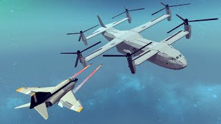 Air to Air Shootdowns 2  Besiege [upl. by Ahsrav]