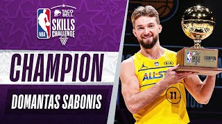 Domantas Sabonis WINS The TacoBellSkills​ Challenge  2021 NBAAllStar [upl. by Asfah]