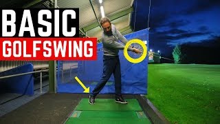 THE MOST BASIC GOLF SWING IN SLOW MOTION [upl. by Olive]