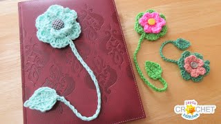 Flower Bookmark Crochet Pattern amp Tutorial [upl. by Esoryram880]