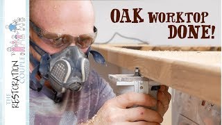 Cutting and Fitting a Wooden Worktop [upl. by Berck581]