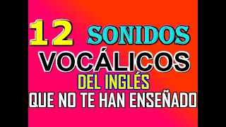 TODOS LOS SONIDOS VOCÁLICOS DEL INGLÉS [upl. by Lesoj]