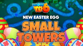 Bloons TD 6  Small Towers Achievement  Candy Falls Easter Egg  Golden Ticket [upl. by Sirroned]