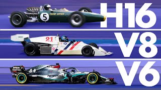 The Incredible Evolution of Formula 1 Engines  Track Evolution [upl. by Alul]